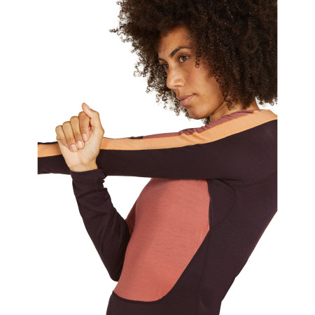 Damen-Funktionsshirt Icebreaker W Mer 200 Sonebula LS Crewe