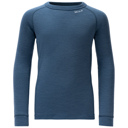 Kinder-Funktionsshirt Devold Duo Active Merino Shirt Jr Berry dunkelblau Berry