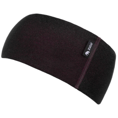 Stirnband Zulu Merino 160 schwarz Black