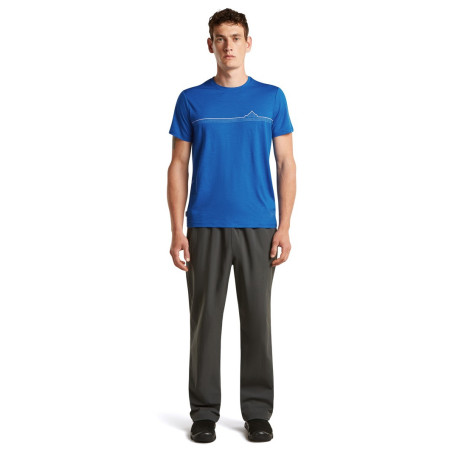 Herren-T-Shirt Icebreaker Men Merino 150 Tech Lite SS Tee Range Stripes