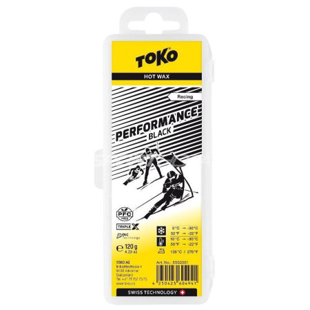 Wachs TOKO Performance schwarz 120g TripleX