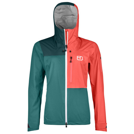 Damenjacke Ortovox 3L Ortler Jacket W blau pacific green