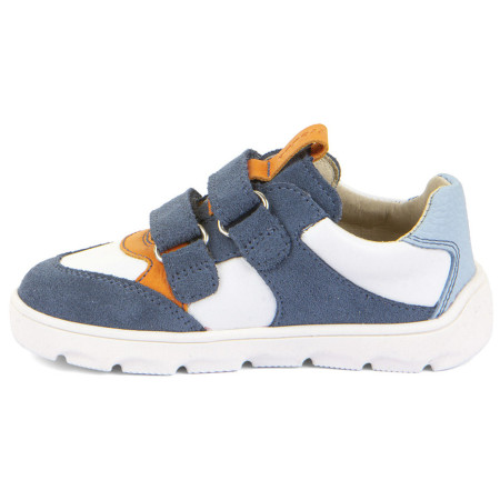 Kinder-Sneaker Frodo Barefoot zeru spring White/Denim