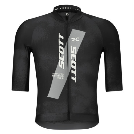 Herren Radtrikot Scott Jersey M's RC Pro schwarz/grau black/white