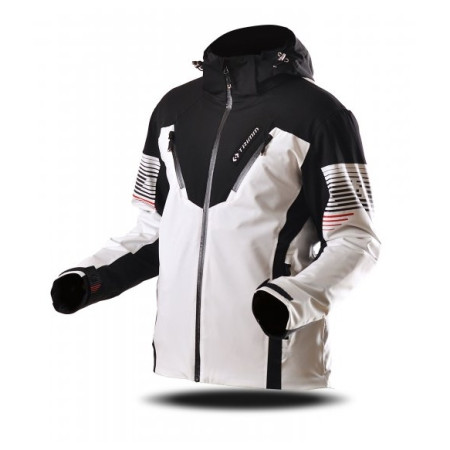 Herrenjacke Trimm Avalon weiß/schwarz white/ black