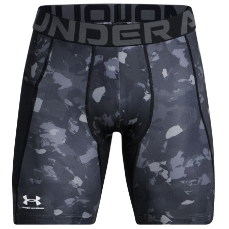 Herrenshorts Under Armour HG Armour Prtd Comp Sts grau/schwarz BLK