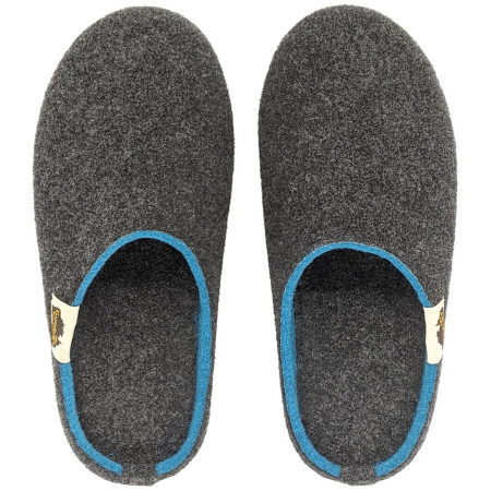 Pantoffeln Gumbies Outback - Charcoral & Turquoise