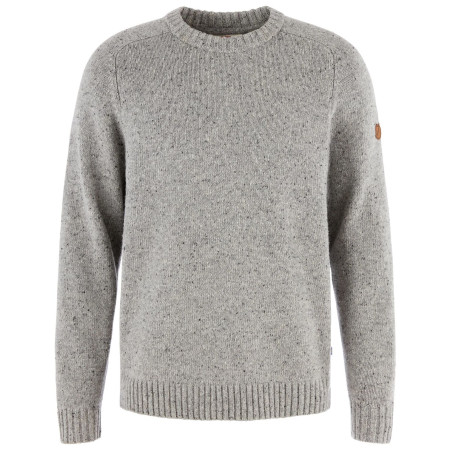 Herrenpullover Fjällräven Övik Neps Knit Sweater M grau Light Beige