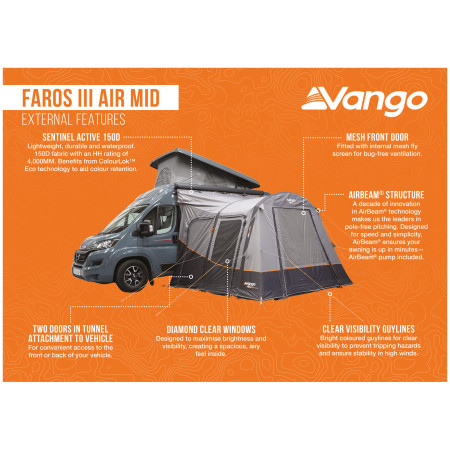Vorzelt Vango Faros III Air Mid