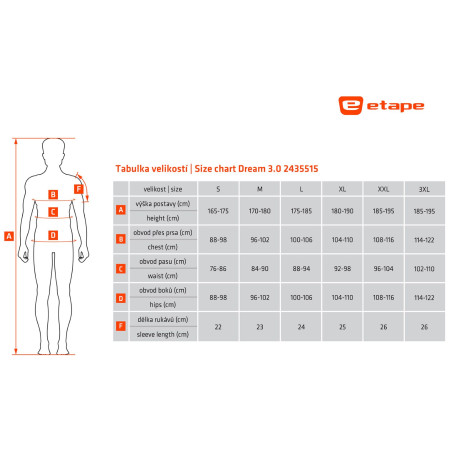 Herren Radtrikot Etape Dream 3.0