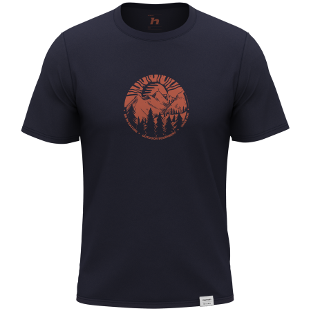 Herren-T-Shirt Hannah Luke schwarz anthracite