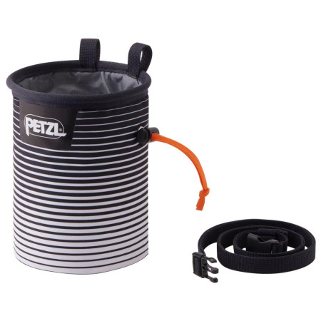 Kreidebeutel Petzl Bandi schwarz/weiß Sailor Stripes