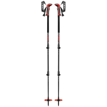 Skialp-Stöcke Leki Haute Route 3 schwarz/rot dark anthracite-dark red-black