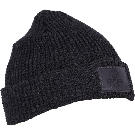 Damenmütze Sherpa Marlow schwarz/grau antracit mel