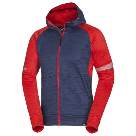 Herren-Sweatshirt Northfinder Harlan blau/rot 286bluered