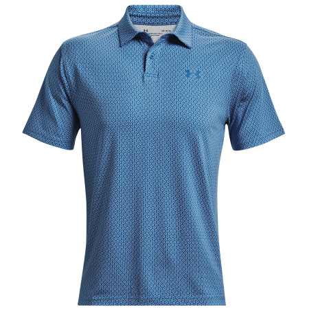 Herren-T-Shirt Under Armour T2G Printed Polo blau Victory Blue / White / Victory Blue