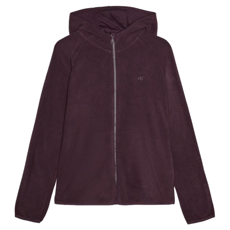 Damen-Sweatshirt 4F Fleece F291 dunkellila DARK VIOLET