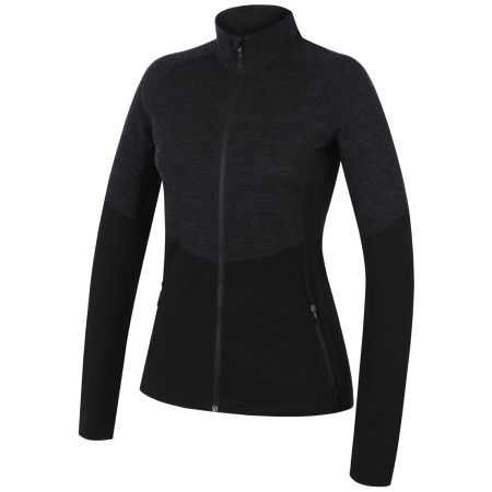 Damen-Sweatshirt MOOA Merino 3D 240 schwarz black
