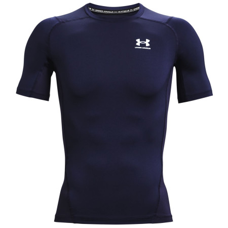 Herren-Funktionsshirt Under Armour HG Armour Comp SS blau MidnightNavy//White