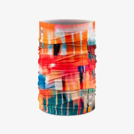 Multifunktionstuch Buff Original weiß/orange Flow Multi