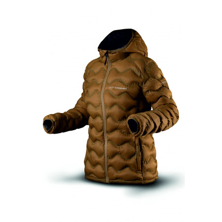 Damen-Winterjacke Trimm Trock Lady braun golden/light grey
