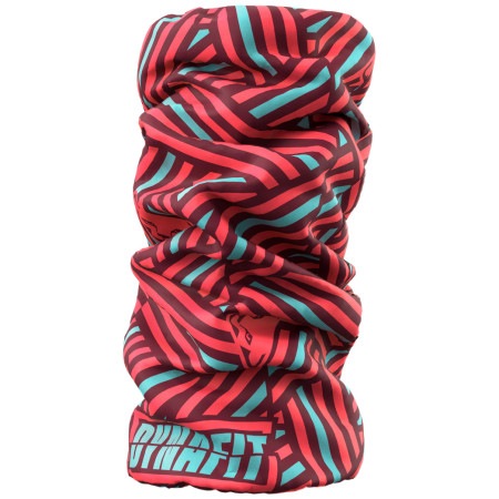 Halswärmer Dynafit Logo Neck Gaiter rosa/weinfarbe fluo coral/6560 RAZZLE DAZZLE