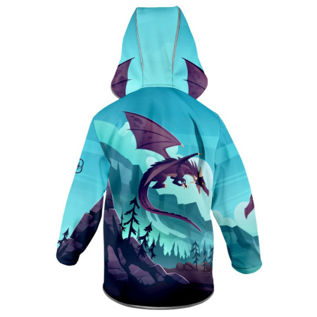 Kinder-Softshell-Jacke WAMU Dragon Fantasy