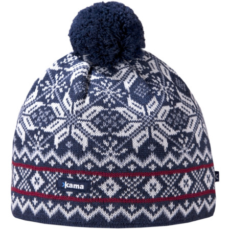 Merino-Strickmütze Kama AW06 dunkelblau Darkblue