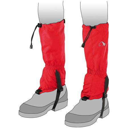 Kinder-Gamaschen Tatonka Gaiter 420 HD Junior rot red