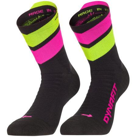 Socken Dynafit Ultra Mid Sk schwarz/rosa black out PINK GLO/6070