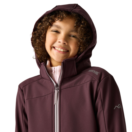 Kinder-Softshell-Jacke Regatta Haydenbury Fig