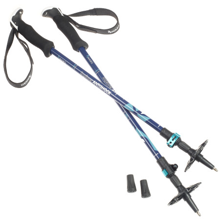 Trekkingstöcke Warg Explorer Antishock blau/schwarz blue