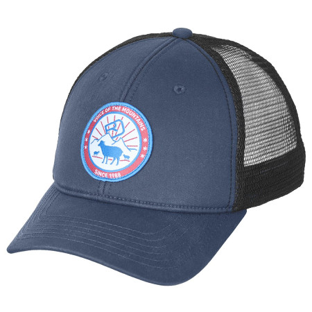 Baseballmütze Ortovox Stay In Sheep Trucker Cap blau NightBlue