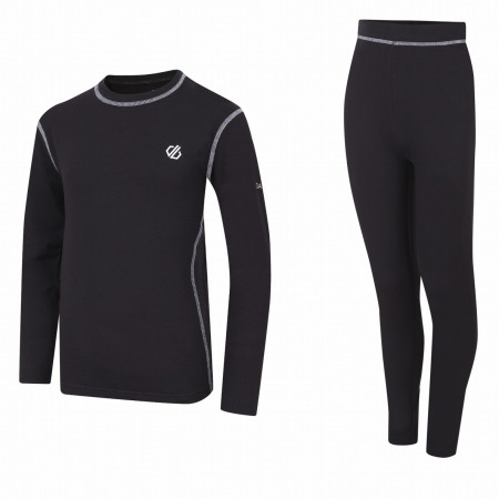 Kinder-Funktionsset Dare 2b Pow II Baselayer Set schwarz black
