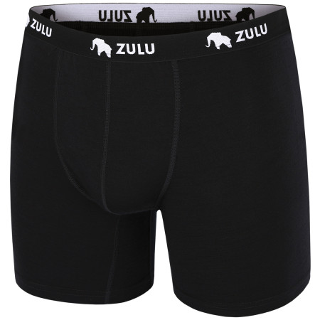 Herren-Boxershorts Zulu Merino 160 6in schwarz black