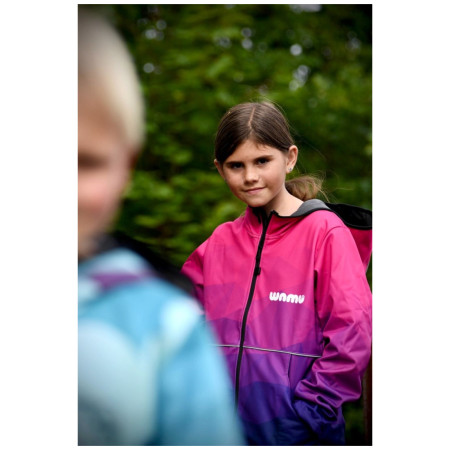 Kinder-Softshell-Jacke WAMU Mozaika purple