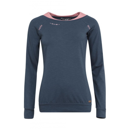 Damen-T-Shirt Chillaz Serles 2022 dunkelblau dark blue melange