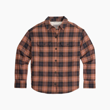 Damenhemd Royal Robins W Vista Flannel Shacket braun/orange Tawny Alpine Pld