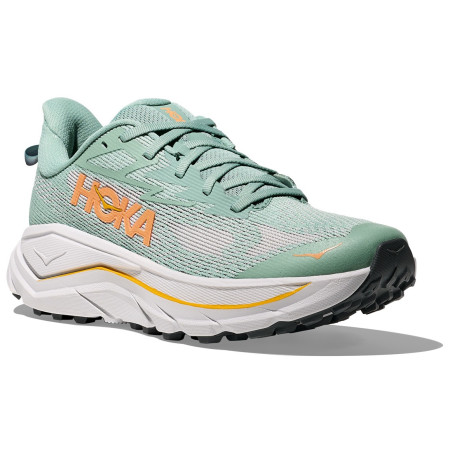 Damen Laufschuhe Hoka W Challenger 8 hellgrün Jade / Cosmic Grey