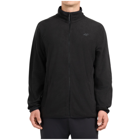 Herren-Sweatshirt 4F Fleece M489 schwarz Deep Black