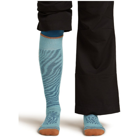 Damensocken Icebreaker Women Merino Blend Ski+ Medium OTC Mountain Contour