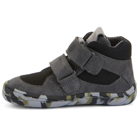 Kinder-Barfußschuhe für das ganze Jahr Frodo Barefoot Tex Fun Autumn Grey/Black