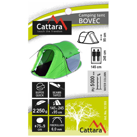 Wurfzelt Cattara Bovec 2