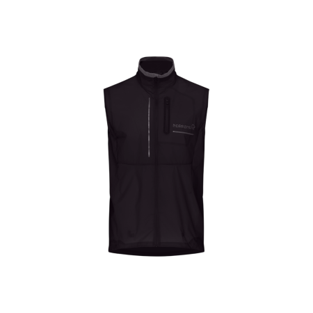 Herrenweste Norrona senja aero90 Vest schwarz Caviar Black