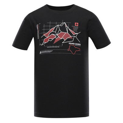 Herren-T-Shirt Alpine Pro Dafot schwarz black