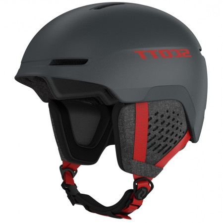 Skihelm Scott Track grau/rot IronGrey/Red