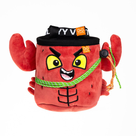 Kreidebeutel YY VERTICAL Chalk Bag Animal rot Lobster