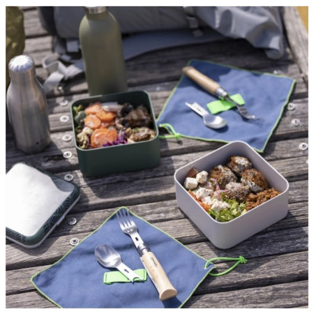 Besteck Opinel Picnic Plus mit Gabel/Löffel/Serviette