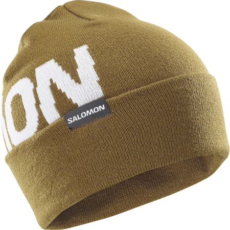 Mütze Salomon Hermitage Beanie olivenfarbe BRILLIANT OLIVE