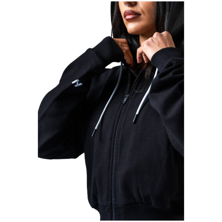 Damen-Sweatshirt Nebbia Black zip-up hoodie Power